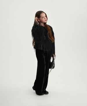 Gulliver Elegant Black Jacket for Girl Junior- Party Art Deco