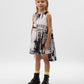 Gulliver Black And White Sundress for Girls - Mini