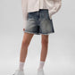Gulliver Light Blue Shorts for Girls - Junior