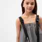Gulliver Black And White Top for Girls - Junior