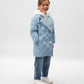Gulliver Light Blue Demi-Season Short Coat for Girls - Mini