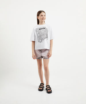 Gulliver White Short sleeves T-shirt for Girl Junior-Ballet
