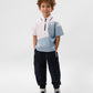Gulliver White Short Sleeve Polo for Boys - Mini