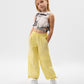 Gulliver Black And White Short Sleeve Blouse for Girls - Mini