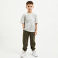 Gulliver Olive Short Sleeve T-Shirt for Boys with Print for Boy Mini-Expedition