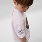 Gulliver White boys' T-shirt in a relaxed oversized fit made of organic cotton with a print