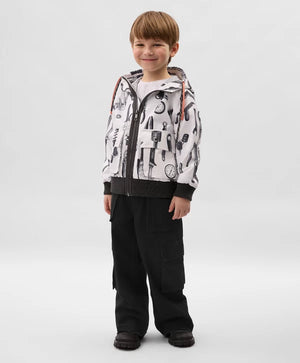 Gulliver White Windbreaker for Boys - Mini