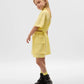 Gulliver Yellow Short Sleeve Dress for Girls - Mini