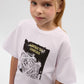 Gulliver White Short Sleeve T-Shirt for Girls - Mini
