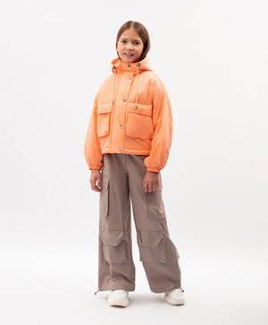 Gulliver Orange Demi-Season Jacket for Girls - Junior