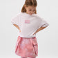 Gulliver White Short Sleeve T-Shirt for Girls - Mini
