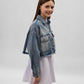 Gulliver Light blue Denim jacket for Girl
