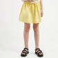 Gulliver Yellow Trapeze Mini Skirt for Girl Junior-Arboretum