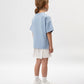 Gulliver Light Blue Short Sleeve T-Shirt for Girls - Mini