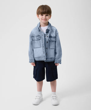 Gulliver Light blue Denim jacket for Boy