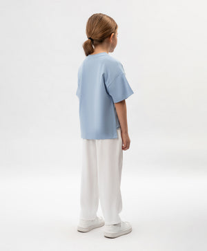 Gulliver White Trousers for Girls - Mini