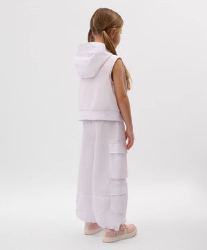 Gulliver White Trousers for Girls - Mini