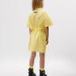 Gulliver Yellow Short Sleeve Dress for Girls - Mini