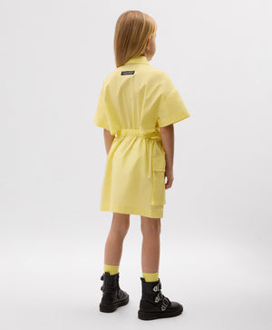 Gulliver Yellow Short Sleeve Dress for Girls - Mini