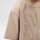 Gulliver Beige boys' T-shirt with shaped applique