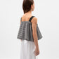 Gulliver Black And White Top for Girls - Junior