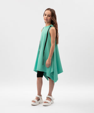 Gulliver Mint Short Sleeve Dress for Girls - Junior