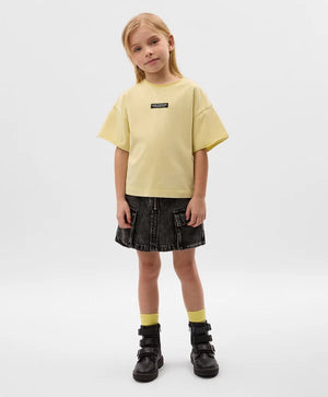 Gulliver Yellow Short Sleeve T-Shirt for Girls - Mini