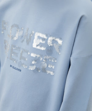 Gulliver Light Blue Long Sleeve T-Shirt for Girls - Mini