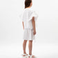 Gulliver White Shorts for Girls - Junior