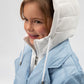 Gulliver Light Blue Demi-Season Short Coat for Girls - Mini