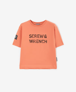 Gulliver Brick Short Sleeve T-Shirt for Boys - Mini