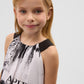 Gulliver Black And White Sundress for Girls - Mini