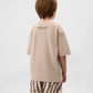 Gulliver Beige boys' T-shirt with shaped applique