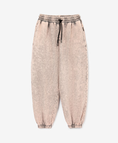 Gulliver Pink Jogger Pants in Washed Fleece for Girl Junior-Ballet