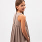Gulliver Brown Sundress for Girls - Junior