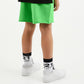 Gulliver Light Green Cotton Fleece Shorts for Boy Junior-Matrix