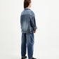 Gulliver Light Blue Denim Jacket for Girl Junior-Hot Heart