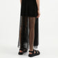 Gulliver Black Mid-Rise Maxi Mesh Skirt for Girl Junior-Ballet