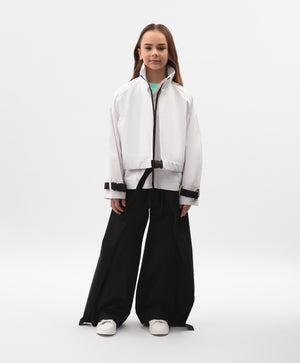 Gulliver White Windbreaker for Girls - Junior