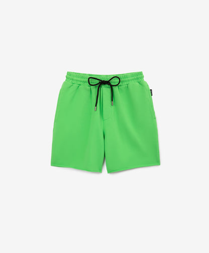 Gulliver Light Green Cotton Fleece Shorts for Boy Junior-Matrix