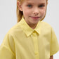 Gulliver Yellow Short Sleeve Dress for Girls - Mini