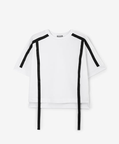 Gulliver White Short Sleeve T-Shirt for Girls - Junior