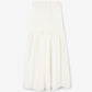 Gulliver White Maxi A Line Skirt with Elastic Waist for Girl Junior-Ballet