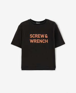 Gulliver Dark Gray Short Sleeve T-Shirt for Boys - Mini