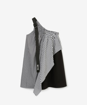 Gulliver Black And White Sundress for Girls - Junior