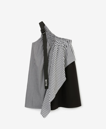 Gulliver Black And White Sundress for Girls - Junior