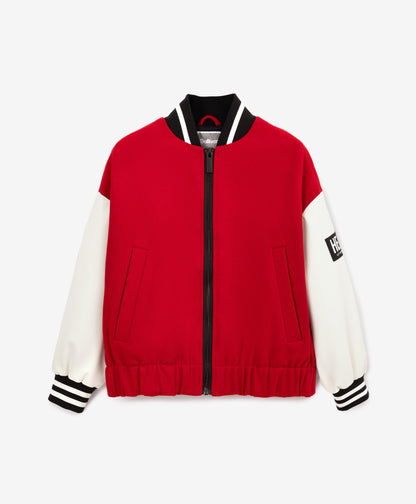 Gulliver Red Windbreaker for Girl Junior-Hot Heart