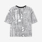 GulliverWhite Oversized Short Sleeve T Shirt for Girl Junior-Ballet