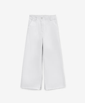 Gulliver White Trousers for Girls - Junior