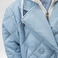Gulliver Light Blue Demi-Season Short Coat for Girls - Mini